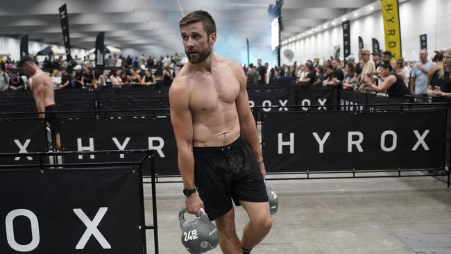 10000 athletes put their fitness to the test in a massive Hyrox competition this weekend (14-15 Dec) at Melbourne Exhibition and Convention Centre. Picture Valeriu Campan