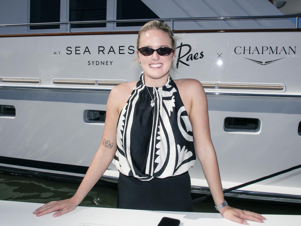 Ellie Curtis at the Sanctuary Cove Boat Show. Picture: Glenn Campbell