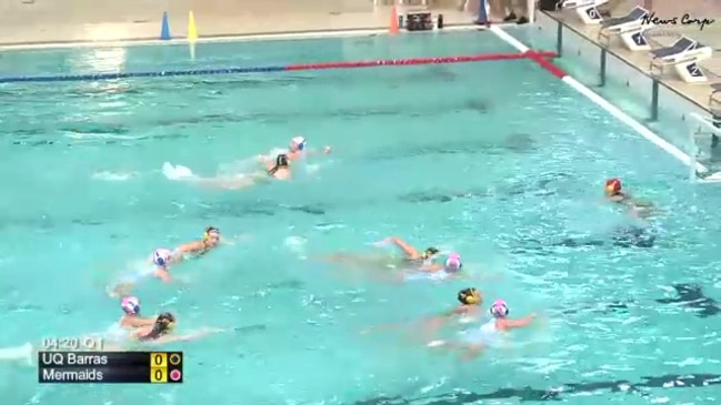 Replay: Water Polo Queensland State Titles gold medal matches - Mermaids White v UQ Barracudas (U18 girls white division)