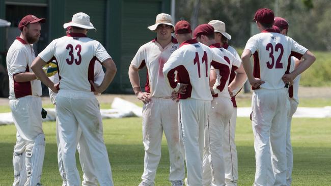 The Centrals first division cricket team that contested the 2020/21 grand final. Picture: Gary Reid