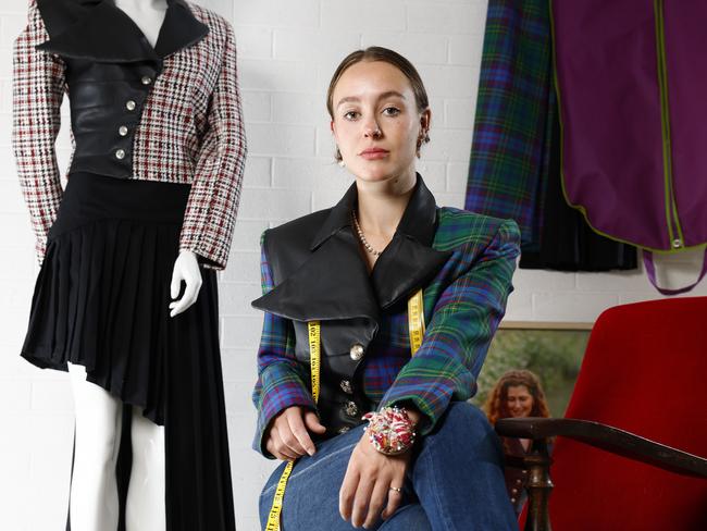 DAILY TELEGRAPH JANUARY 21, 2025. TAFE suddenly decided to not run the advanced fashion diploma, leaving Alice Hamlen from Mittagong in the lurch as she was accepted to enrol in the course. Picture: Jonathan Ng