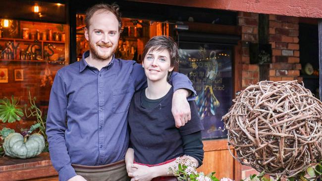 Greasy Zoes’s Lachlan Gardner and Zoe Birch. Picture: Nicole Cleary.