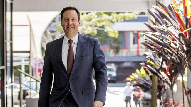 Former Tourism Minister Steve Ciobo - now Defence Industry Minister - has returned to the Gold Coast after a turbulent week in Canberra. Picture: Jerad Williams