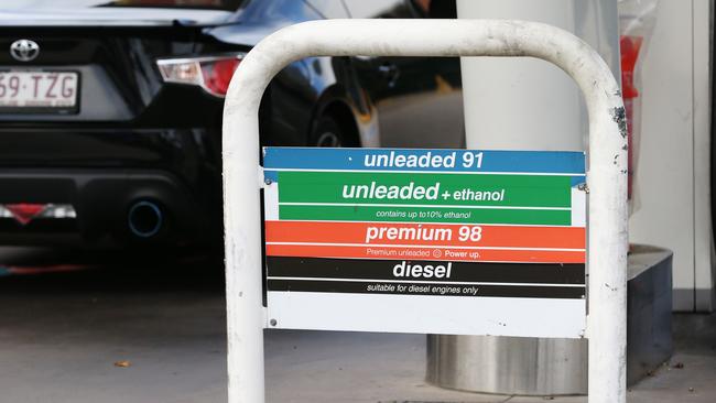 Petrol prices in Cairns are on the rise. Cars line up to fill up with fuel at the United petrol station on Sheridan Street, Cairns North. Picture: Brendan Radke