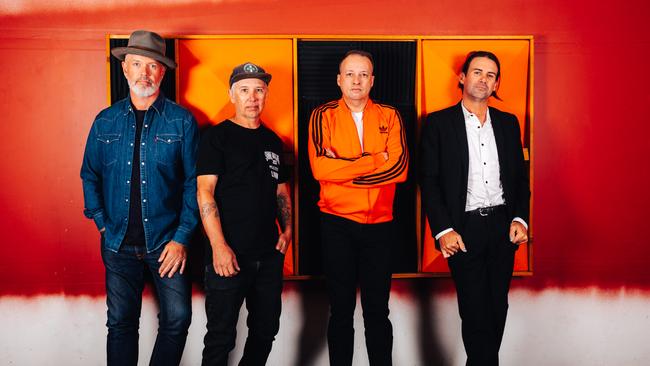 Australian Rock band Grinspoon have announced a national tour along with the release of classic albums ‘Easy’ and ‘New Detention’ on vinyl. Picture: Jess Gleeson.