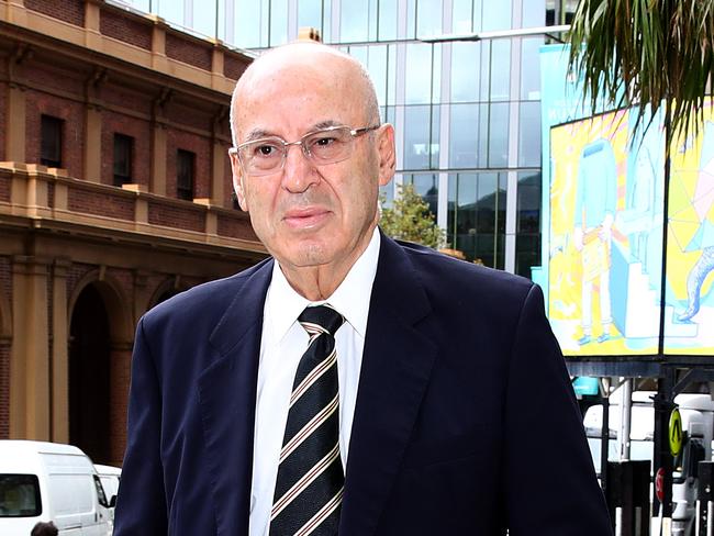 The trial for former NSW Labor ministers Ian Macdonald and Eddie Obeid continues in the Supreme Court today. Eddie Obeid arrives. Picture: Toby Zerna