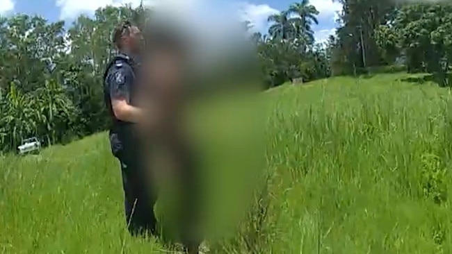 The Cairns police helicopter was used to track a Hilux stolen from Mareeba before officers arrested the alleged thief who absconded from the vehicle into bushland. Picture: Queensland Police