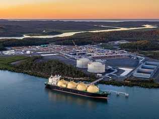 WHAT'S NEXT?Australia Pacific LNG was one of three plants at Curtis Island to cause huge economic growth for Gladstone in the past five years. (INSET) CQUniversity resource economist professor John Rolfe. Picture: APLNG