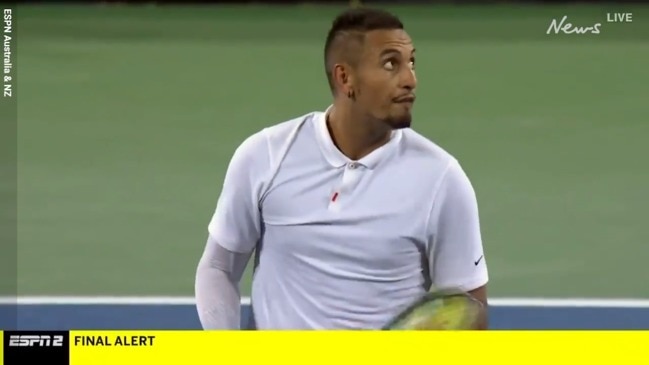 Nick Kyrgios hit with long list of fines for Cincinnati meltdown