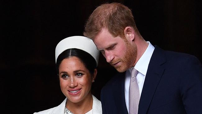 The Queen wished Prince Harry and Meghan Markle well when they left the Royal Family in 2020. Picture: Ben Stansall/ AFP