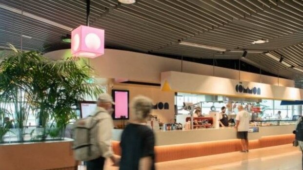 The Common cocktail bar at Brisbane Airport.