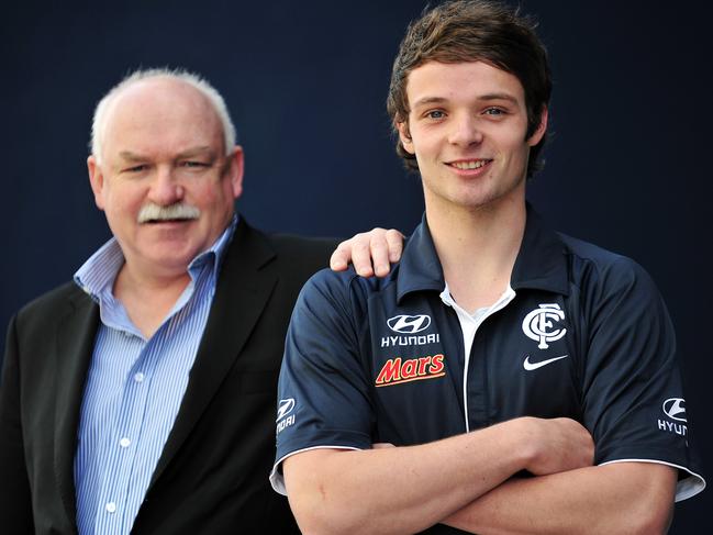 Blues father-son’s favourite draft perk