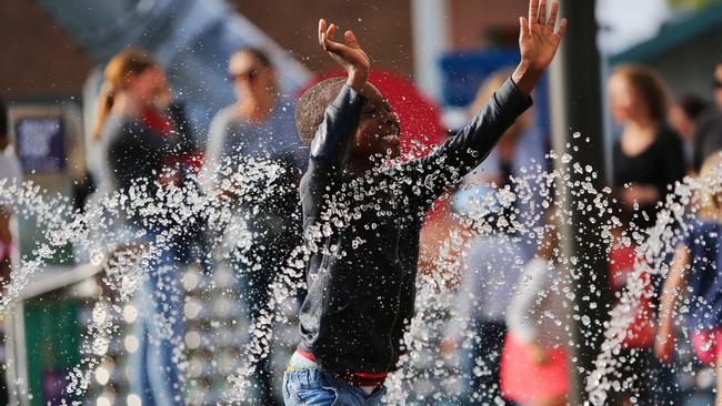 Walter Gors Park, Dee Why, has a popular playground for children.. Picture: Manly Daily