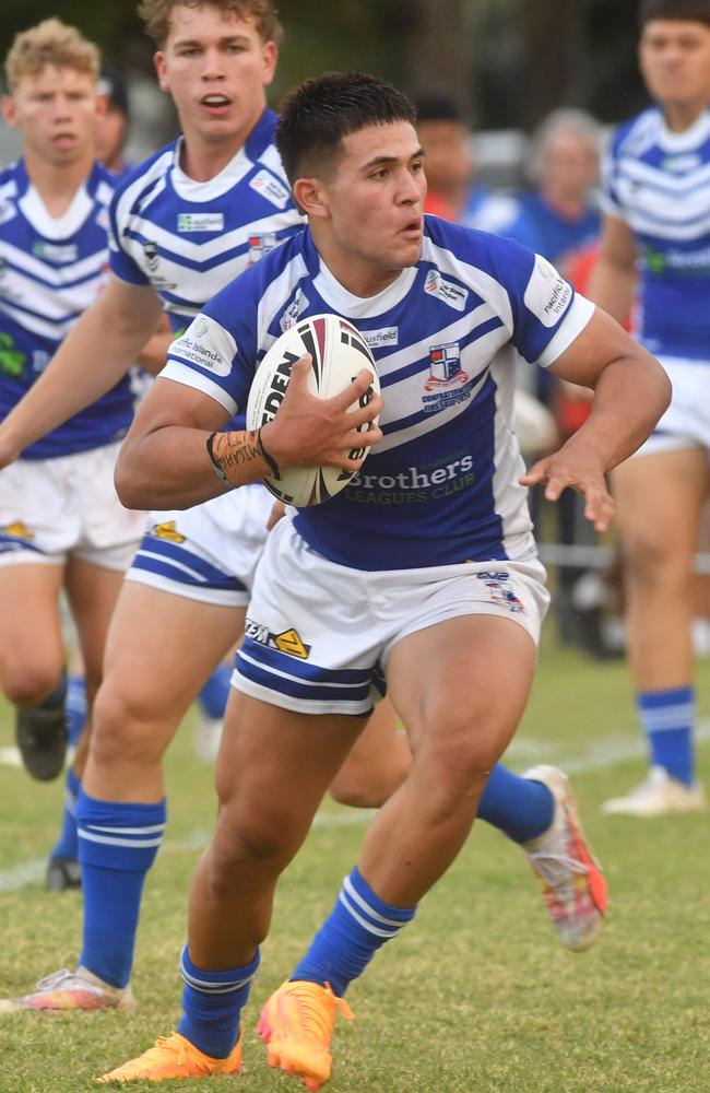 Ignatius Park College's captain Sitiveni Afu. Aaron Payne Cup. Ignatius Park College against Kirwan High at Kirwan High. Picture: Evan Morgan