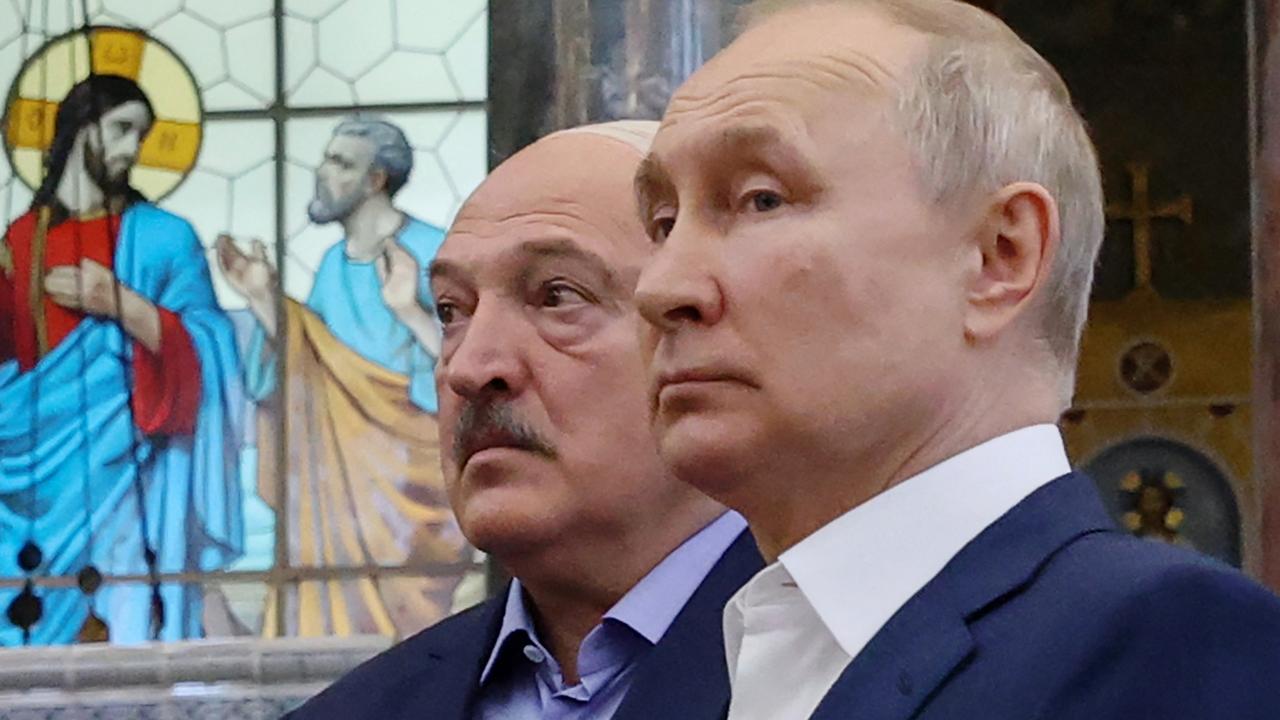 Russia's President Vladimir Putin (R) and Belarus' President Alexander Lukashenko (L) Picture: Alexandr Demyanchuk/Sputnik/AFP