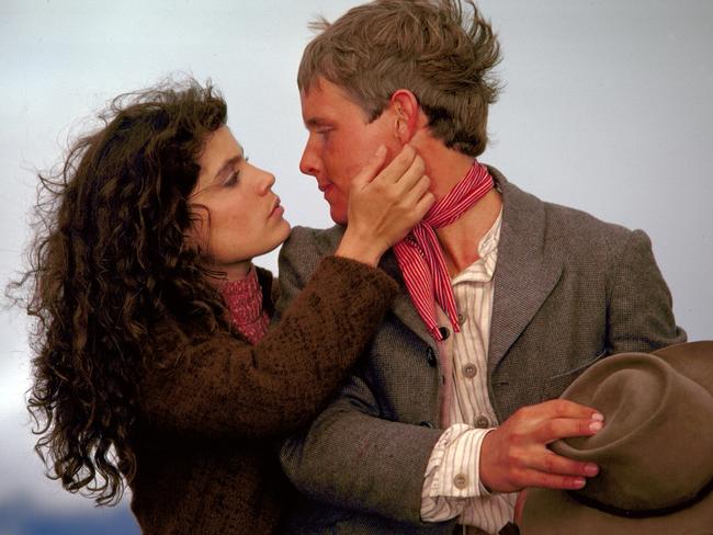 Sigrid Thornton and Tom Burlinson in The Man from Snowy River. Picture: Supplied