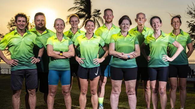 13 NT triathletes were selected to compete in the Townsville World Championships. Picture: Patch Clapp