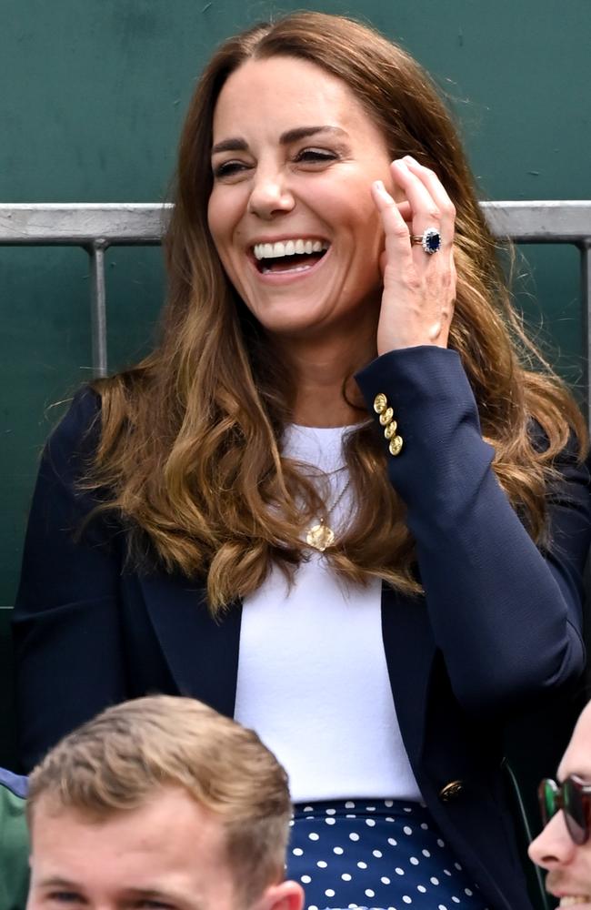 Catherine, Duchess of Cambridge, attended Wimbledon Championships Tennis Tournament on July 02, 2021. Picture: Getty Images