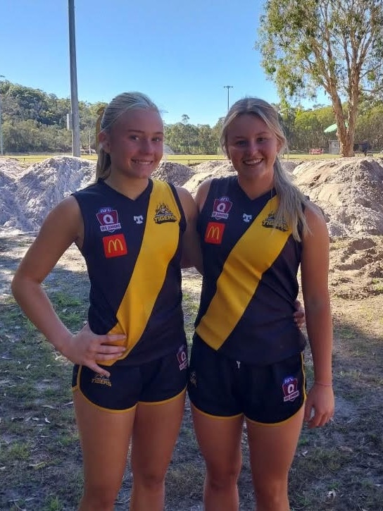 Summer Browning and Maddie Campbell played strongly at the weekend from the respective wings.