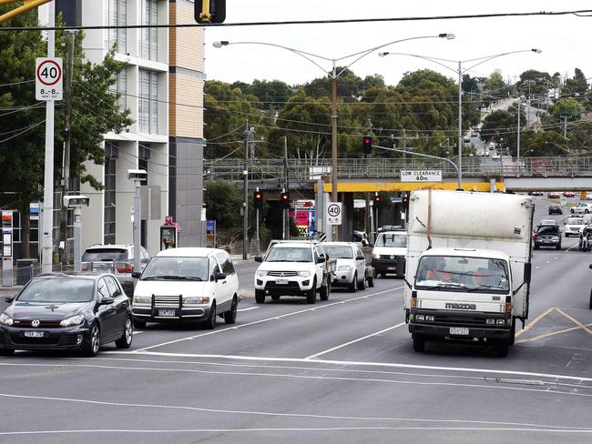 Drivers continue to get caught at the intersection of Warrigal and Batesford roads in Chadstone. Picture: Paul Loughnan