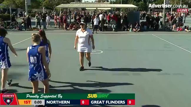 REPLAY: SA Netball Championships - Northern vs Great Flinders (U15's Div2B) - Court 5