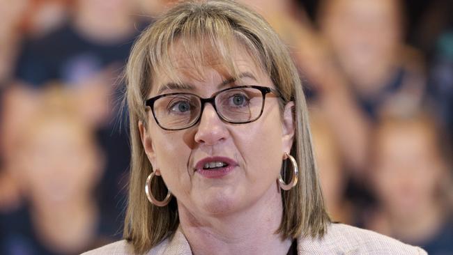 Deputy Premier Jacinta Allan says the state government is ‘determined to get on and deliver the Suburban Rail Loop because Victorians voted for it’. Picture: David Geraghty