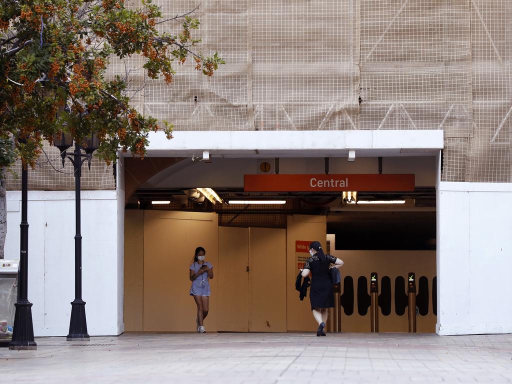 Commuters across Sydney are being warned of major delays on Tuesday morning after rail workers walked off the job overnight. Picture: Jonathan Ng