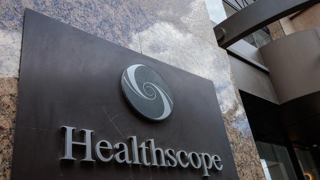 Australia’s second largest private hospital operator Healthscope has gone into administration. Picture: NewsWire/ Nadir Kinani