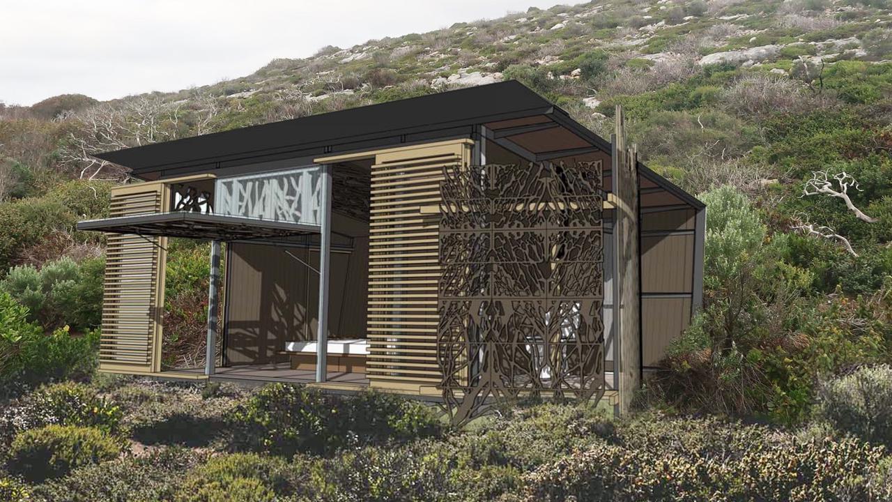 The Australian Walking Company is proposing to build sleeping pods on the Kangaroo Island Wilderness Trail. Pictures: Australian Walking Company