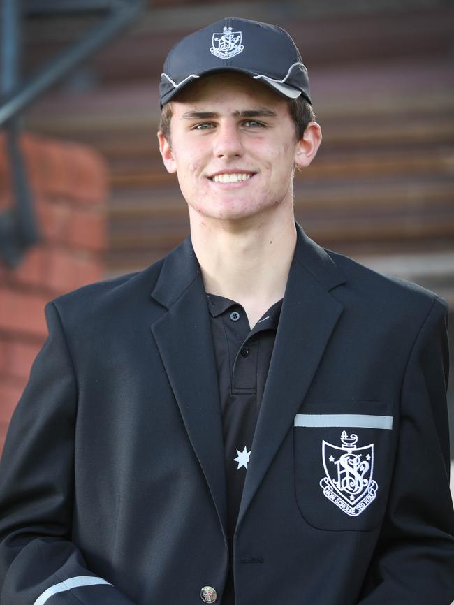 Adelaide High’s Caleb Pasculli. Picture: Dean Martin