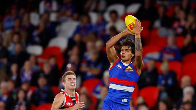 Ugle-Hagan was the second ever Indigenous player to be taken with the top draft pick . (Photo by Dylan Burns/AFL Photos via Getty Images)