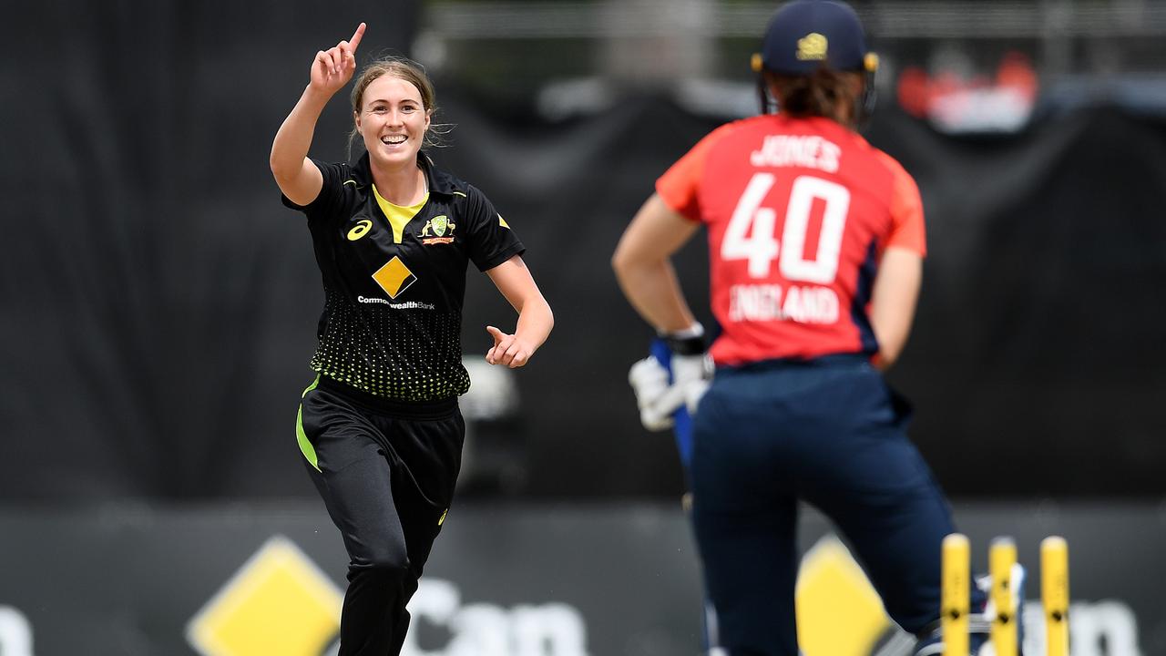 Tayla Vlaeminck has taken 18 international wickets since her debut in 2018. Photo by Quinn Rooney/Getty Images