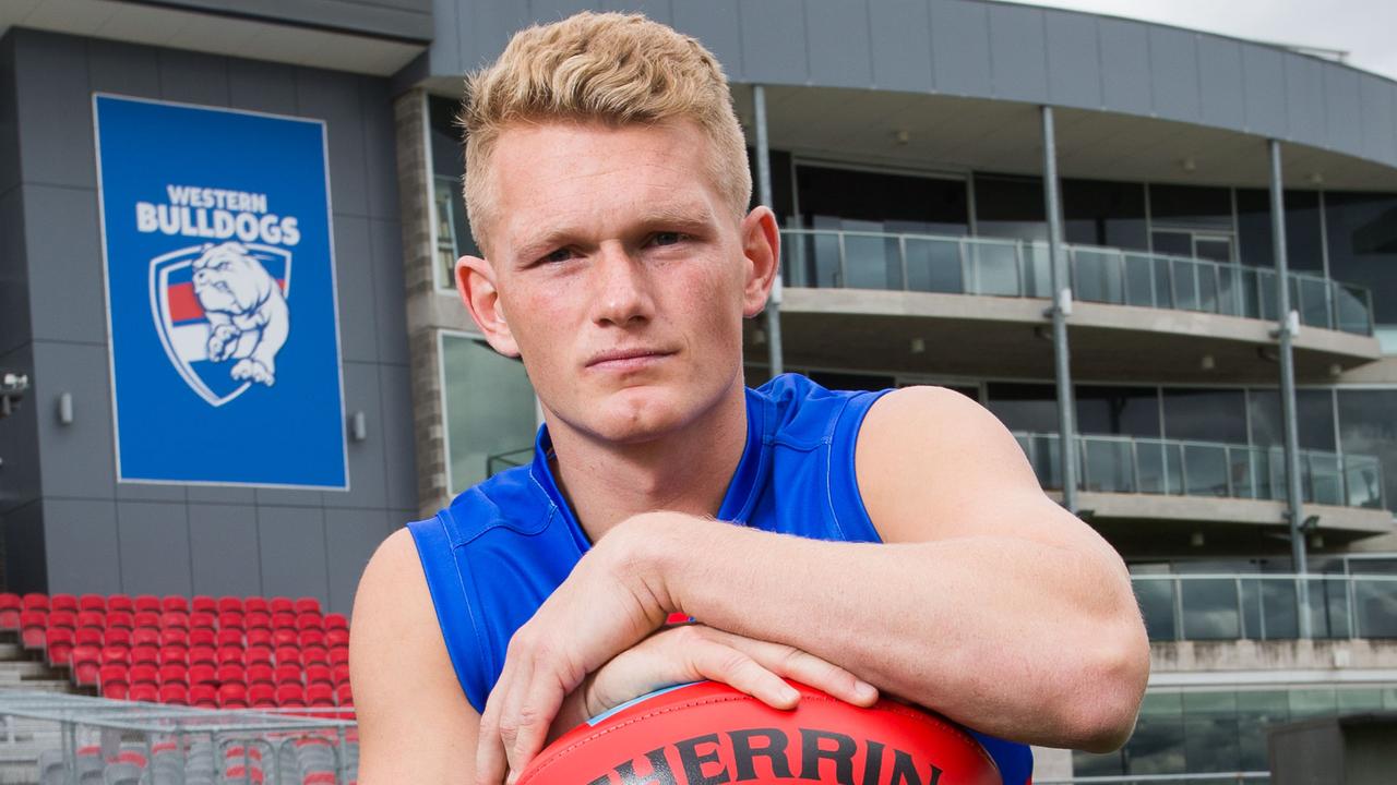 Collingwood and the Bulldogs are working out who pays what of Adam Treloar’s $4.5 million contract. Picture: Paul Jeffers (NCA NewsWire)