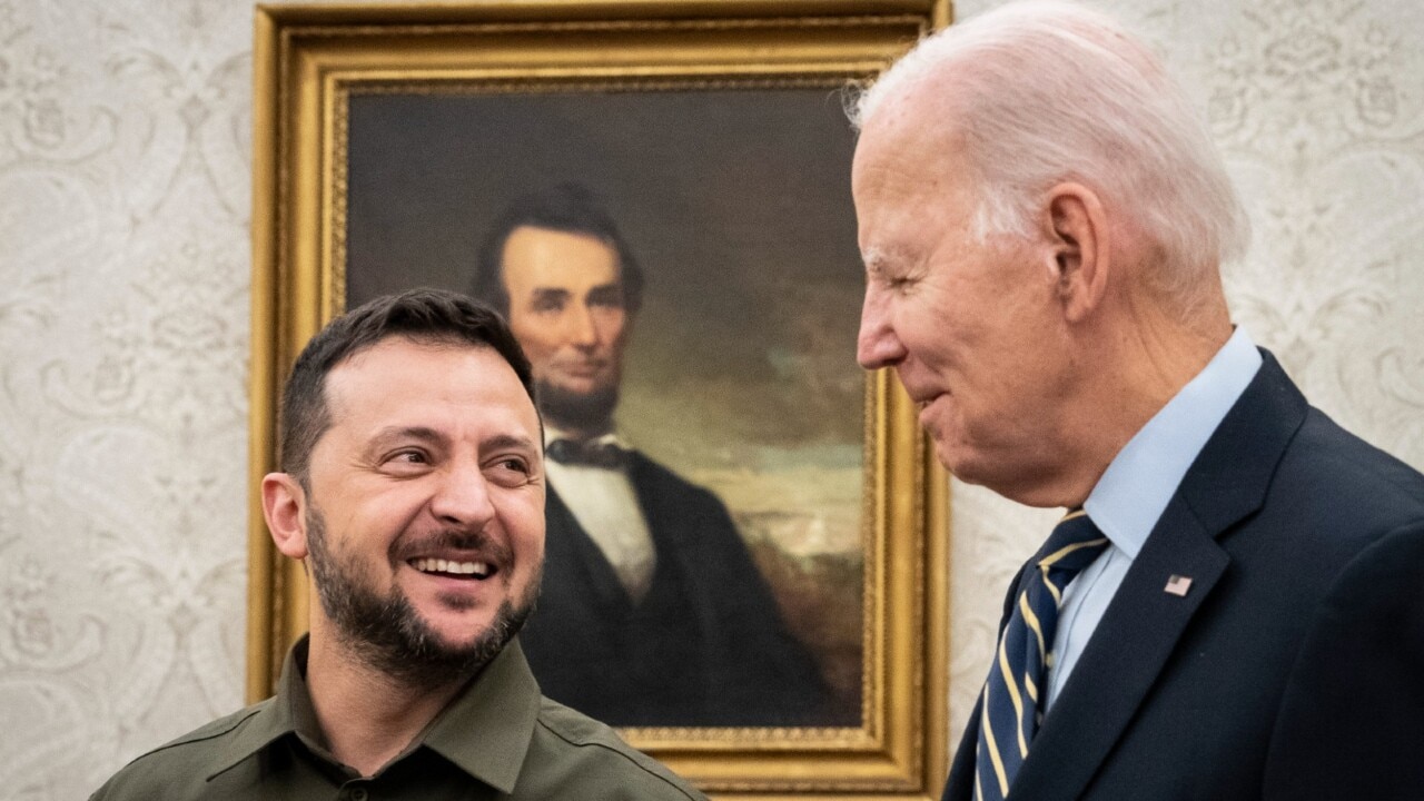 Volodymyr Zelenskyy ‘very grateful’ for US aid package