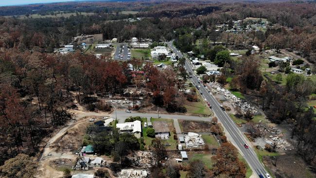 Mogo was hit hard by last summer’s fire storm with many homes and buildings destroyed. Picture: Toby Zerna