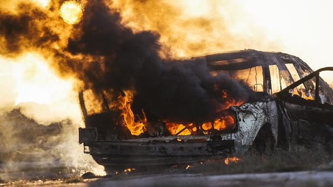 ​Kayne Pevy, 27, faced Tweed Heads Local Court after setting a stolen car on fire. File image.