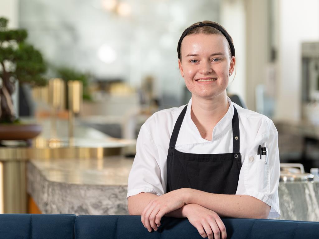 Sarah Hunt has wanted to be a chef since she was a little girl. Picture: Department of Employment, Small Business and Training