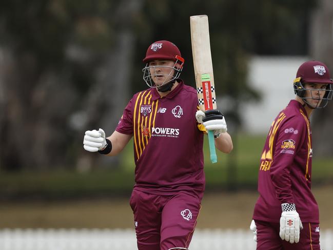 Matthew Renshaw scored 50 against Tasmania in the first state one-day match for Queensland. Picture: Getty Images