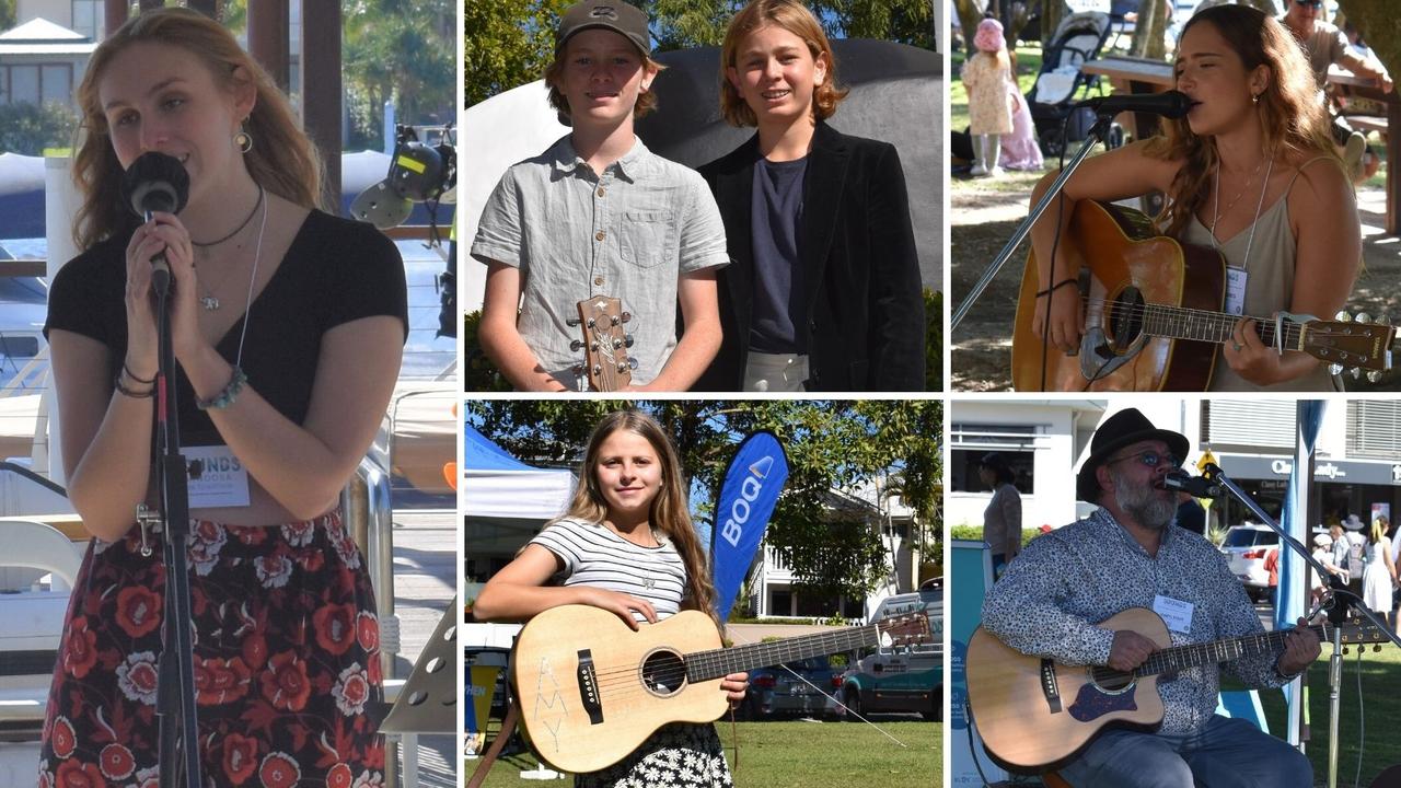 Buskers at the 2021 Noosa Come Together Festival