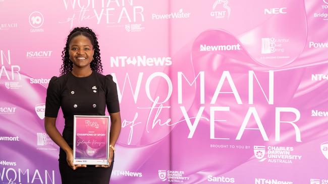 Yolanda Kanyai, finalist in the Champions of Sport category at the 2025 NT News Woman of the Year Awards. Photo: Georgia Politis