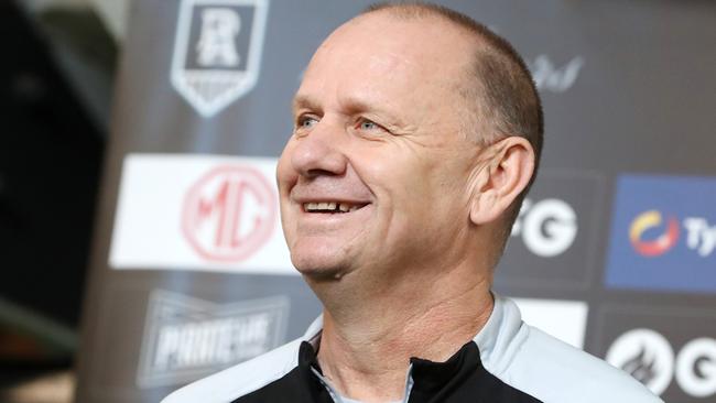 Port Adelaide coach Ken Hinkley at Alberton Oval. Picture: Sarah Reed