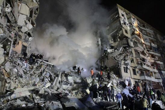 Residential Building Struck By Russian Missile