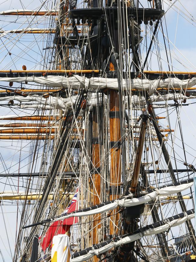 Australian Wooden Boat Festival - Parade of Sail pictured from the Young Endeavor PICTURE: MATT THOMPSON