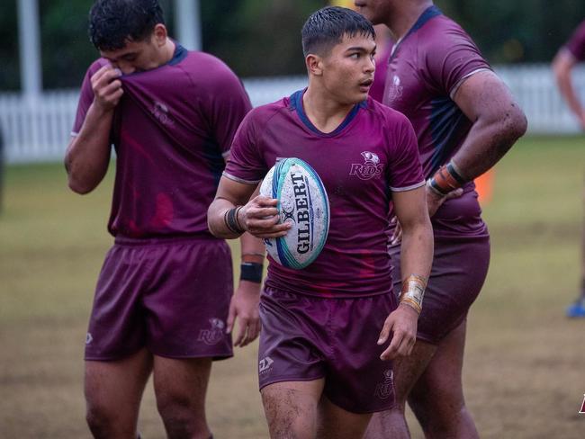 Sunshine Coast Grammar School student Luke Aiken has been selected in the Queensland Reds U18 Academy Squad. Picture: Tom Primmer/QRU.