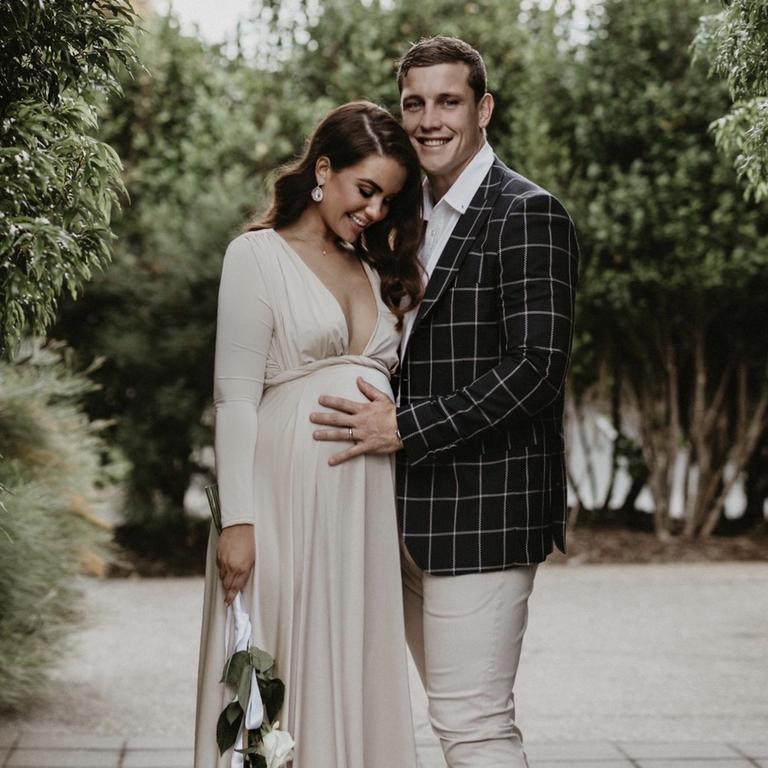 Courtney Thorpe and Jarrod Wallace married in 2019.