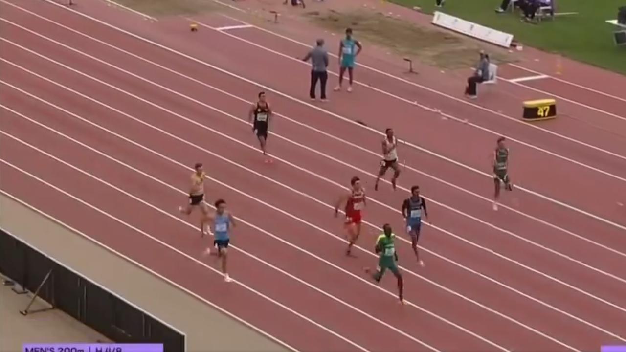 Gout Gout goes viral again with absurd run in 200m heat at junior world ...