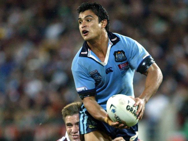 Craig Wing in action during the State of Origin series in 2003.