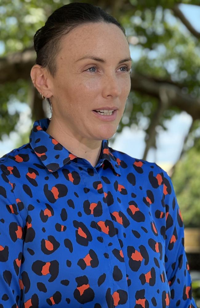 Greens Member for Nightcliff Kat McNamara said the government should be targeting crime at its root cause. Picture: Fia Walsh.