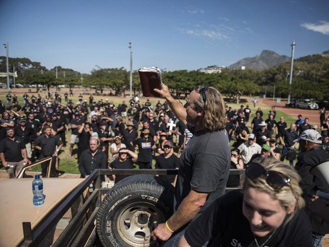 Heated protests in South Africa as farmers demand better safety and protection measures. AFP PHOTO / DAVID HARRISON