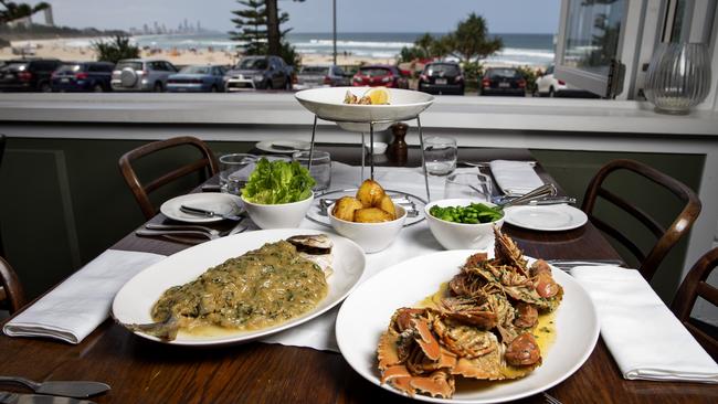 The Fish House: baby kingfish and Balmain bugs. Picture: Jerad Williams